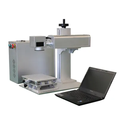 Jinan Portable Fiber Optic TECH Laser Gold 50W Laser Marking Machine