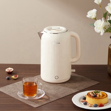 Stainless Steel 2.5L Electric Kettle - Popular Hotel Appliance in Beige/Cream