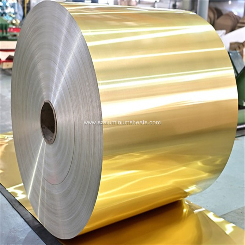 Epoxy coating aluminum foil coil for marine