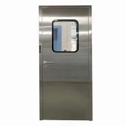 Food processing plant stainless steel clean door