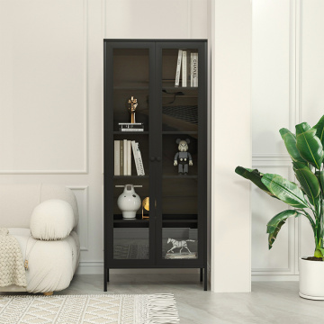 Special Bookcase With Glass Door