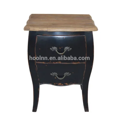 Reclaimed Elm Bedside Table HL104
