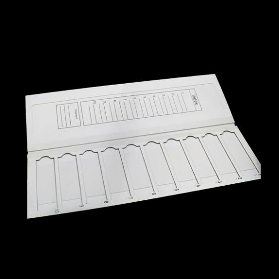 9 Lugar de laboratorio Cardboard Microscope Slide Mailer