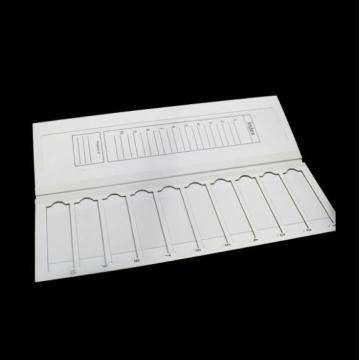 9 Place Lab Cardboard Microscope Slide Mailer