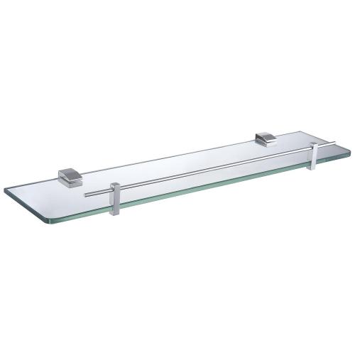 Bathroom Glass Shelf Bathroom Tempered Glass Shower Storage Shelf Wall Mounted Manufactory