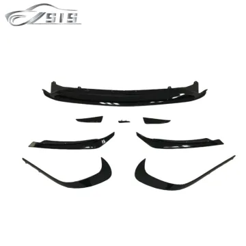 Gloss Black Bumper Mesh and Trims for W176 A Class 2017-2019 - Fit for W176 Sport to A45 Body Kits