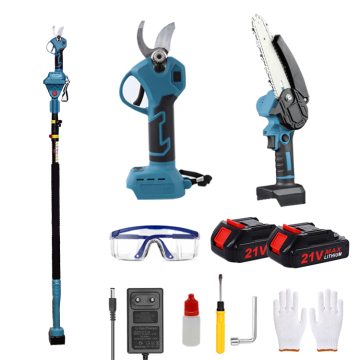 Cisivis Portable Electric Telescopic Cordless Chainsaw for Tree Branch Cutting
