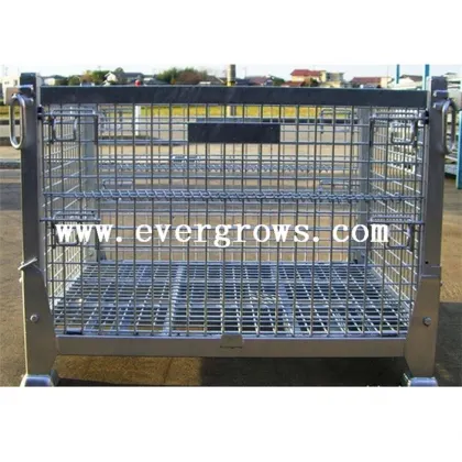 China Made Steel Iron Material Folding Crate Frame