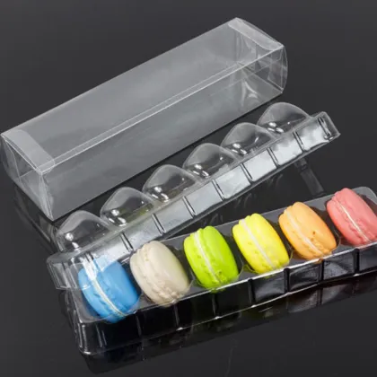 plastic form macaron blister packaging