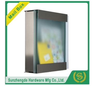 SMB-066SS Promotional Price Cluster City Decorative Steel Mailbox