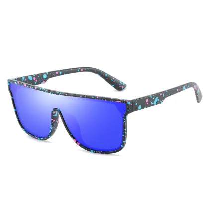 Wholesale Men's Sports Eyewear Polarized Sunglasses - Clear Frame Rimless Design