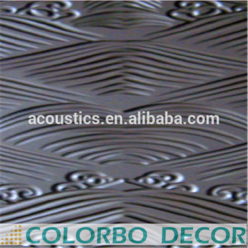 Silvery irregular wave plate
