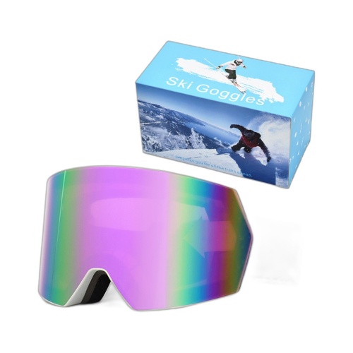 Double-Layer Anti-Fog Cylindrical Ski Goggles