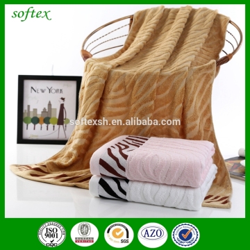 tiger stripe cotton bath towel