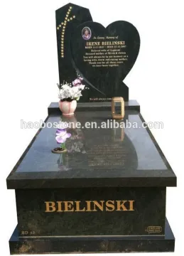 Australia Tropic Green Granite Double Grave Monuments