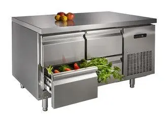 Stainless Steel Table Top Freezer , Four Drawer Commercial