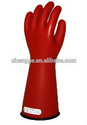 Class 1 Linemen's Electrical Safety Long-sleeve Insulating Latex Rubber Gloves