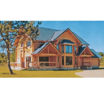 Quick Installation Easy Assembly Large Wooden Prefab Home