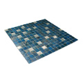 Nouveau Design Argent Mosaïque Verre Bleu Carrelage de la piscine