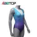 Body da danza senza maniche personalizzati all'ingrosso con strass