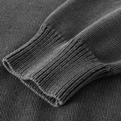 Oversize thick washed retro men's sweater