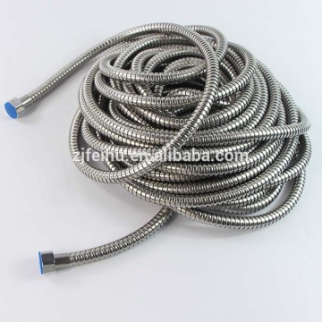 High quality chromeplated double lock flexible shower hose, PVC shower hose