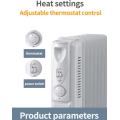 Elektrischer 220-V-Tischheizkörper mit einstellbarem Thermostat für große Räume