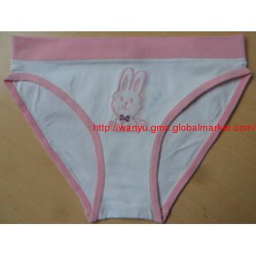 seamless rabbit jacquard briefs