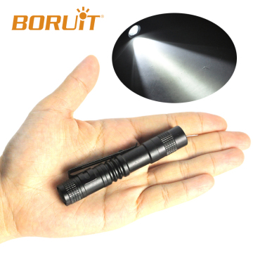 BORUIT RJ-701 Portable Pen Type LED Poket Flashlight