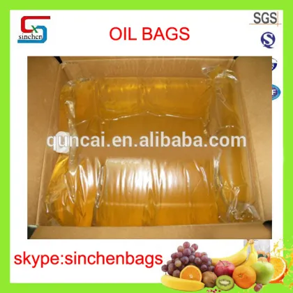 Food grade high quality plastic edible oil bags