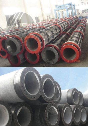 Red Steel Concrete Pipe Mould With Gb-13476-1999 , Dia 400mm 500mm