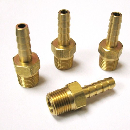 Parte do parafuso do pistão do motor de bronze fazendo à máquina do CNC