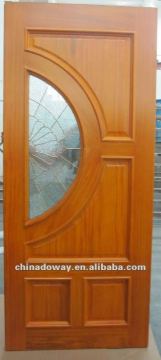 solid wood arch door
