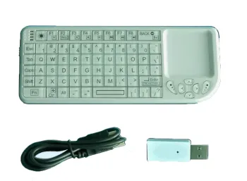 2.4G RF mini wireless keyboard with touchpad,laser,backlight