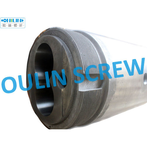 55mm Double Parallel Screw Barrel for PVC Sheet/ Profile/ Pipe/ Pellets