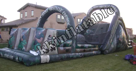kk commercial inflatable military obstacle course equipment KKB-L041
