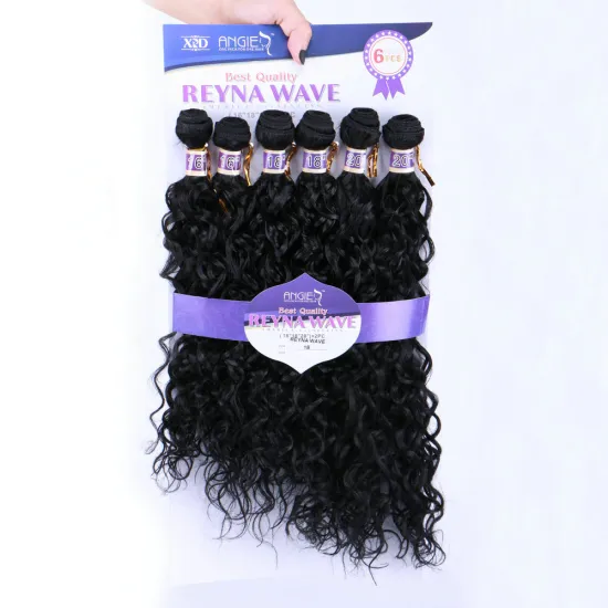 xuchang dadi factory wholesale curly synthetic weave hair packs,heat resistant fiber synthetic hair braids extensions