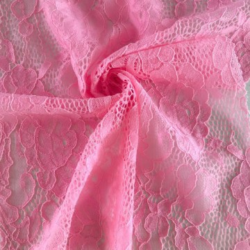 Nylon Stretch Sweet Lace Fabric For Dress