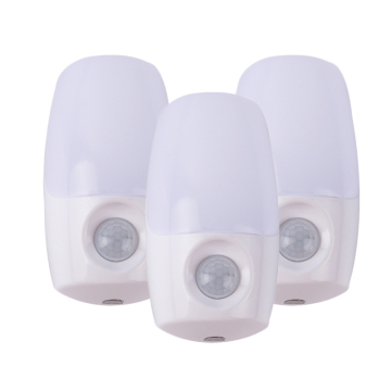 Plug-In Warm White LED Night Light with PIR Sensor for Baby Room