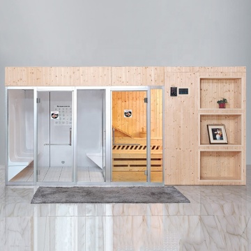 Gran capacidad de 6 personas Sauna Sala - Experiencia de sauna seca finlandesa