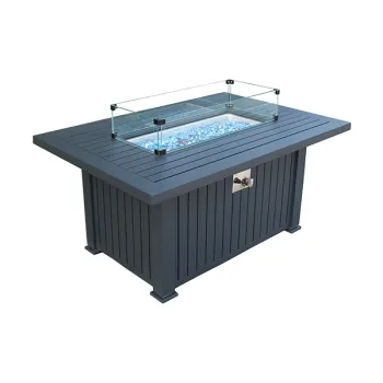 52\"x35\" Rectangle Fire Pit Table: Your Ultimate Outdoor Furniture Solution