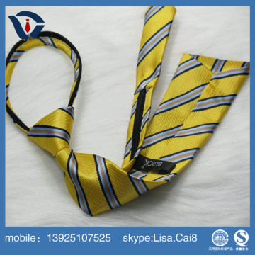 Custom colorful fashion school unifoms strips neckties for boys