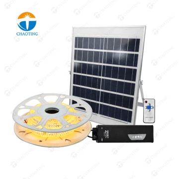 High-Powered Solar Energy SMD 2835 LED Warm Strip Light - Waterproof Outdoor Lighting (15m/20m/30m)