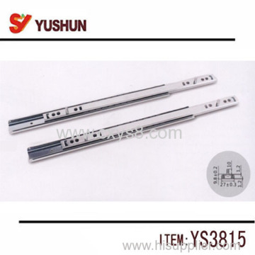 27mm Two Section Full Extension Telescopic Ball Bearing Slide 