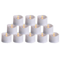 Flameless Led Tea Light Candles In Waves Shape