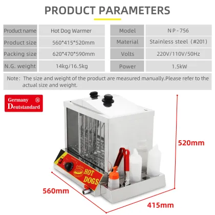 Hot Food Display Warmer With Stainless Steel