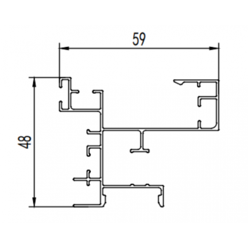 Customisierte Alminium -Extrusionsform für die Beleuchtungsindustrie