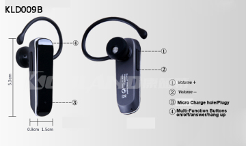 Professional Bluetooth Headset for Mobile Phones