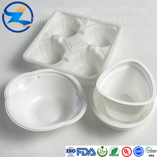 Food grade PP polypropylene for white yogurt cups