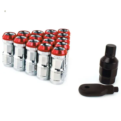 44mm Length Open Ended Steel Volk Racing Formula Wheel Lug Nuts by JDMotorsport88